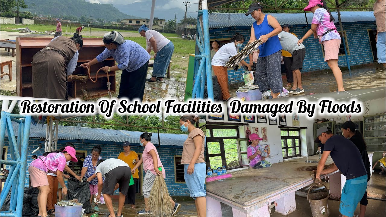 Restoration Of School Facilities Damaged By Flood/ Our Beloved School Mount Kailash /