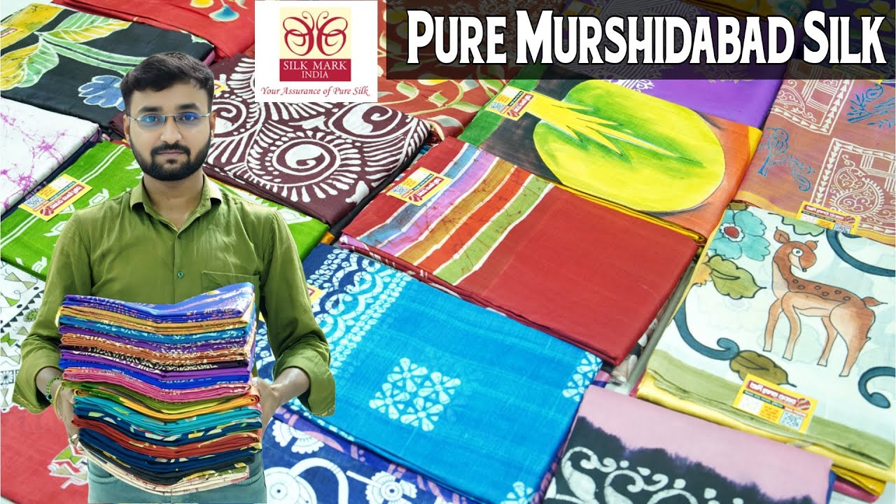 😲 Pure Murshidabad Silk | Pure Kalakshetra Silk Saree Manufacturer & Wholesaler | Adi Modak Bazaar |