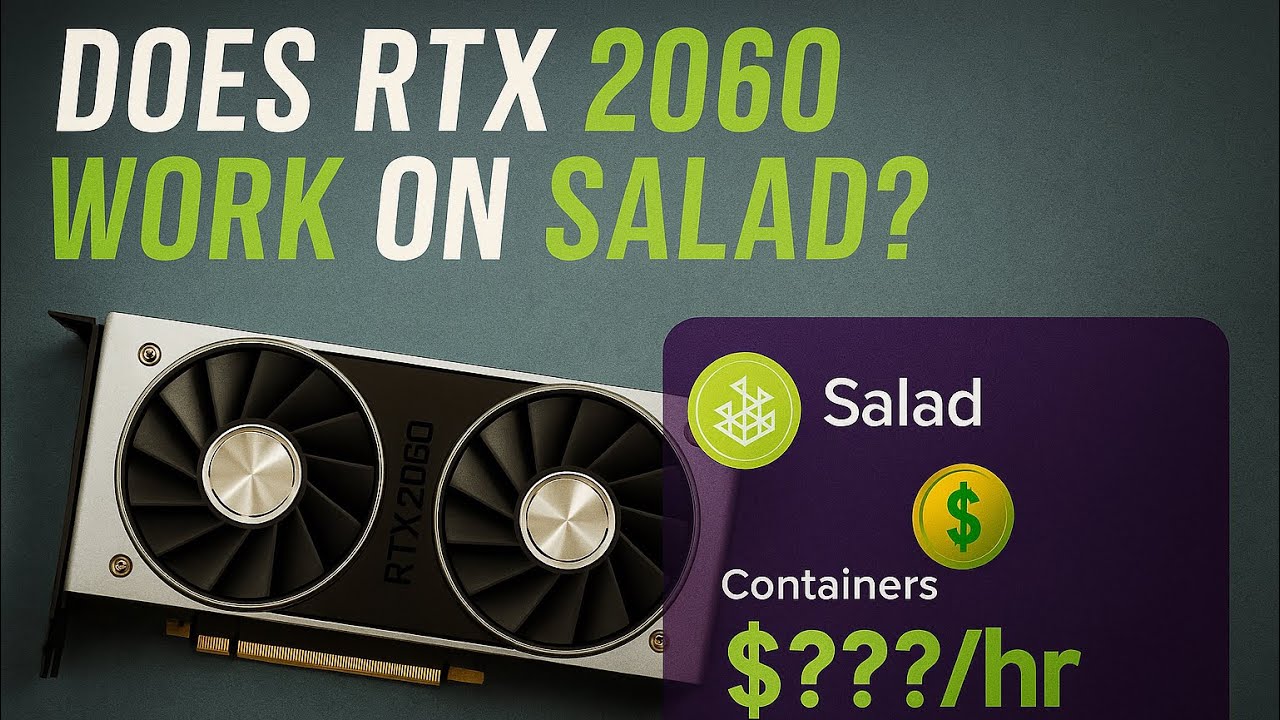 Does RTX 2060 Super 8gb Work on Salad? Rig Build & First Job Results!