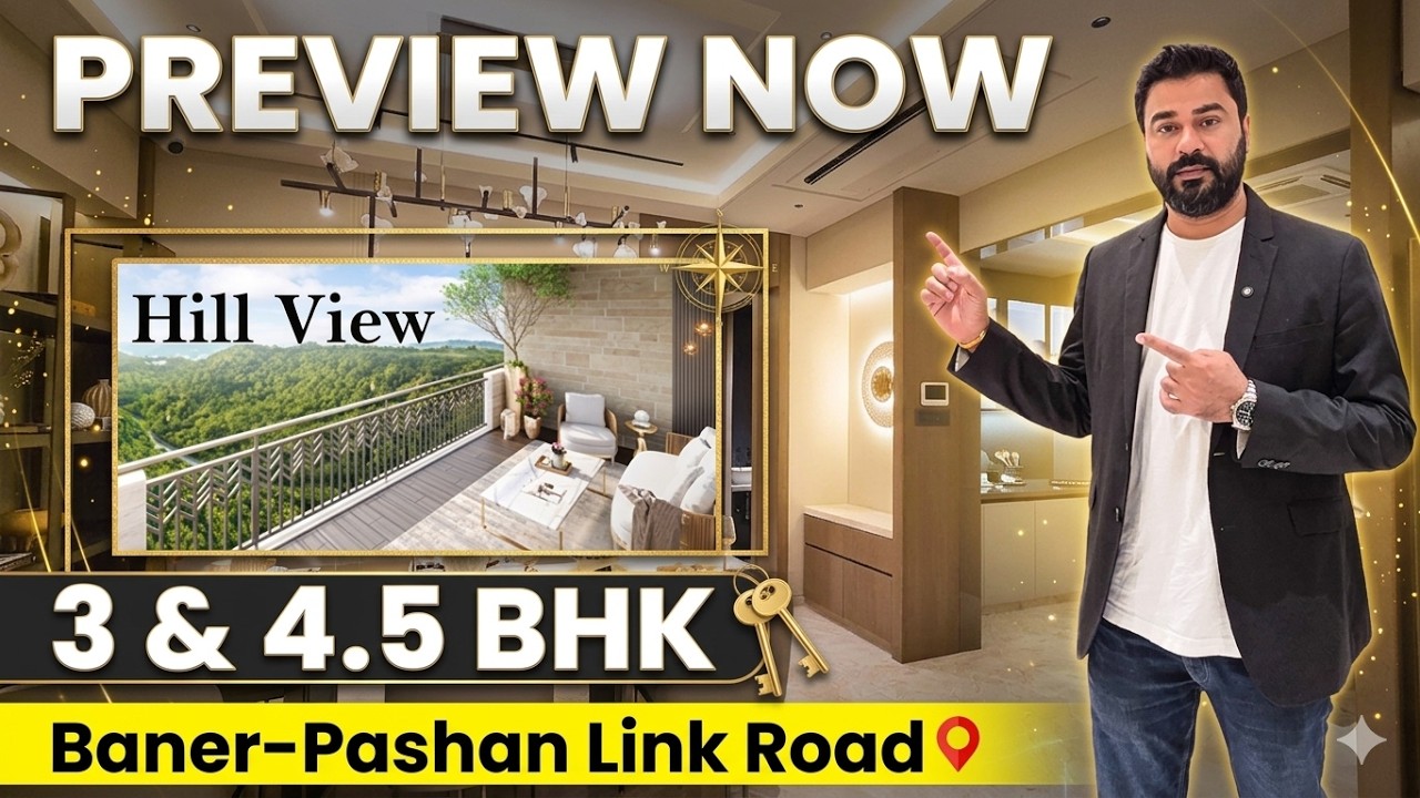 Hill View Luxury 3BHK & 4.5BHK Apartments | Baner - Pashan Link Road | Call📲Now for Visit 9561119019