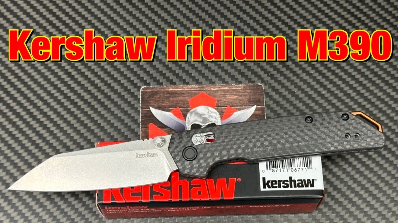 Kershaw Iridium ReverseTanto Carbon Fiber M390 Exclusive limited production !
