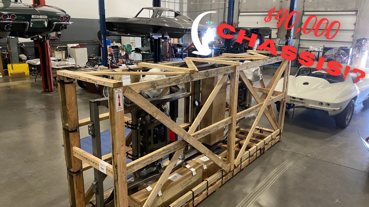 $40,000 Chassis Delivery Day!?!?! Corvette Resto Mod Classic Car Hot Rod Restoration