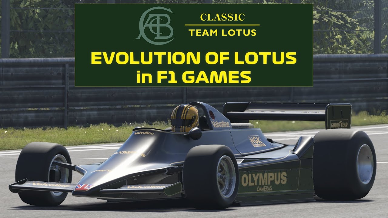 Evolution of TEAM LOTUS in F1 Games