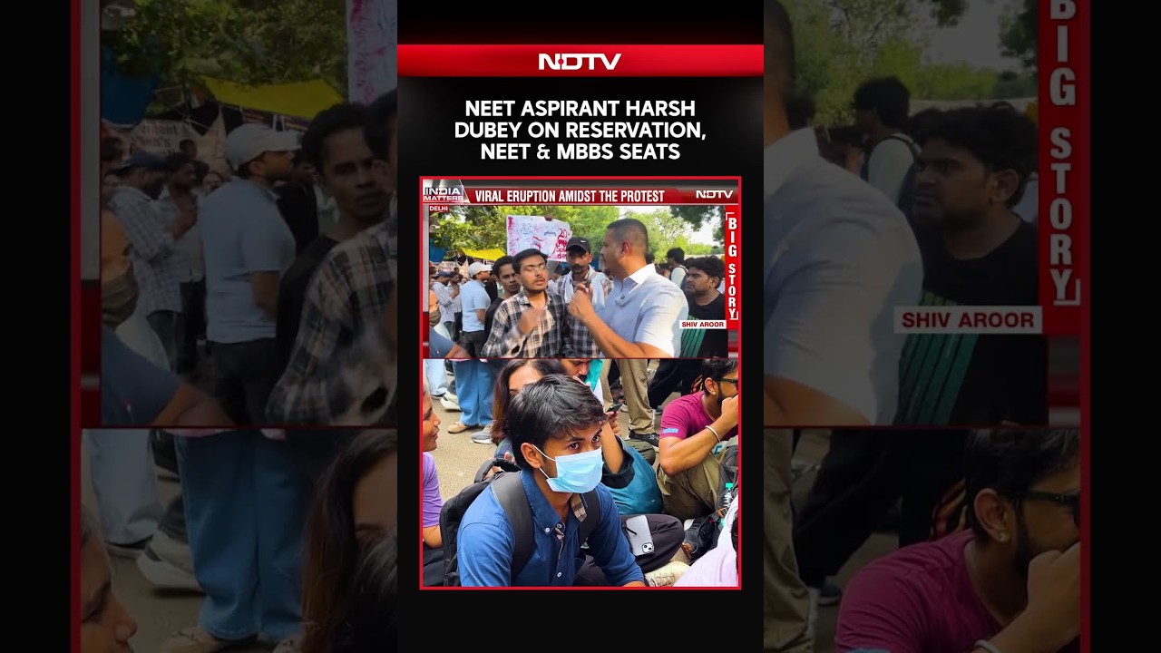NEET Protest 2026 | NEET Aspirant Harsh Dubey On Reservation, NEET & MBBS Seats
