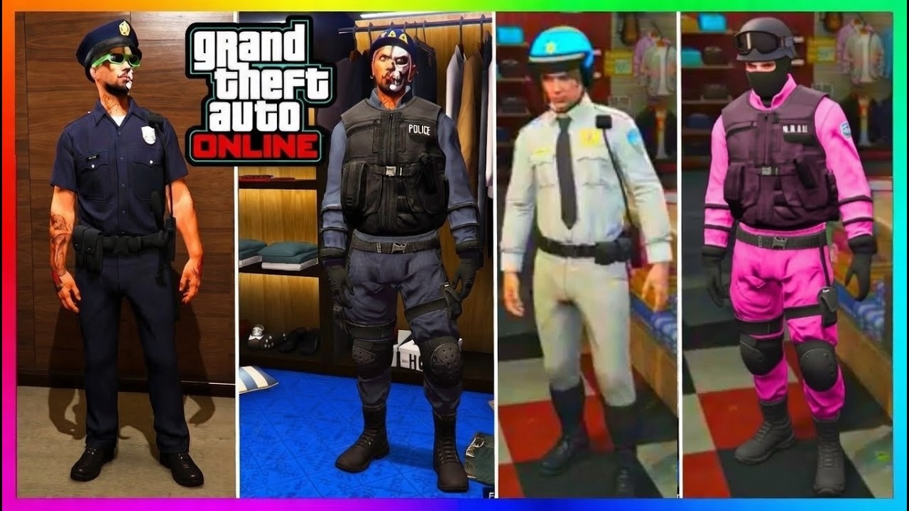 КАК ПОЛУЧИТЬ ВСЕ ПОЛИЦЕЙСКИЕ КОСТЮМЫ В GTA 5 ONLINE 2026! (Полицейская форма, IAA, Петля/Спецназ,...