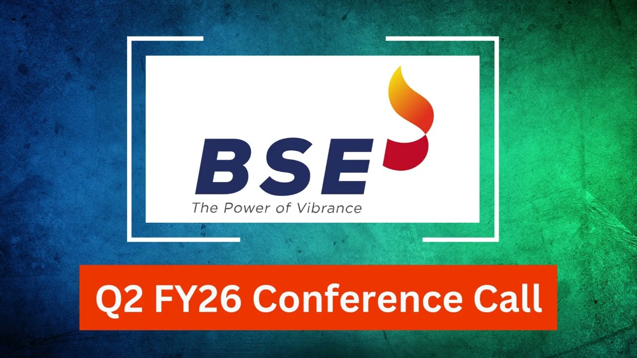 BSE Q2 FY26 Concall: Record Revenue from Equity, Derivatives & Mutual Fund Segments