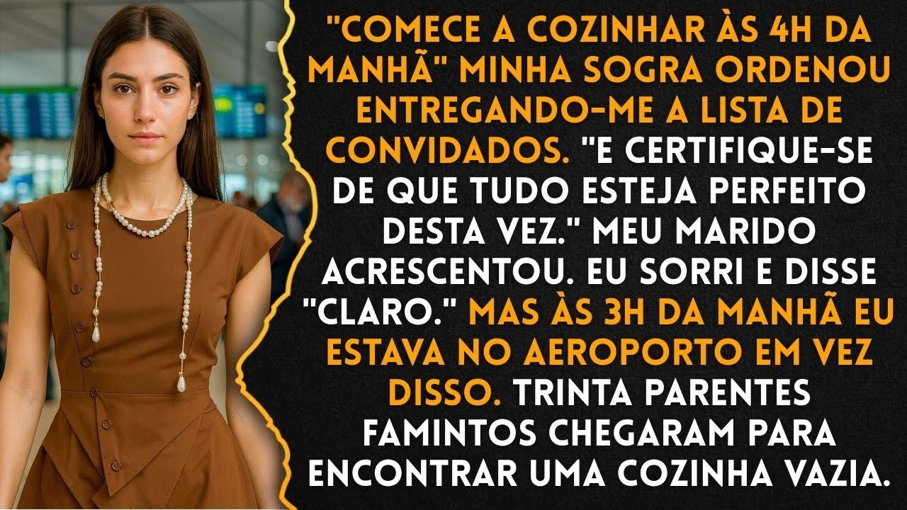A Mãe do Meu Marido Me Ordenou Cozinhar o Jantar de Ação de Graças para 30 Pessoas Sozinha—Então Eu