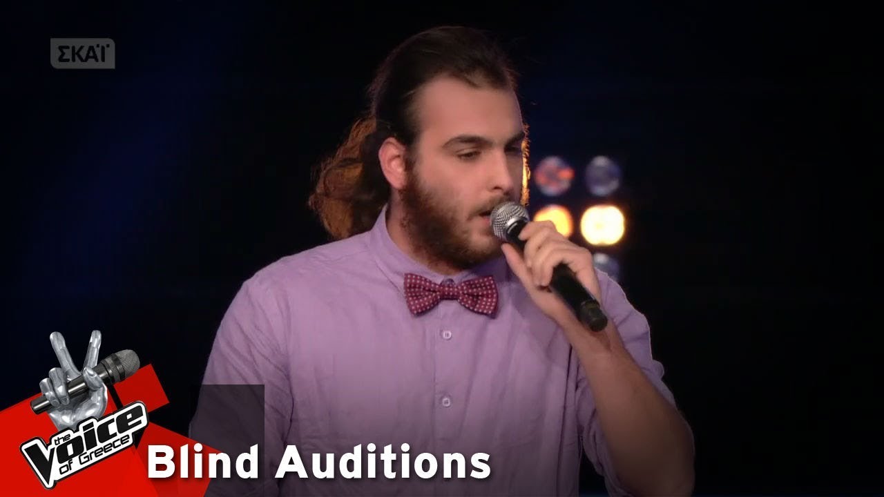 &Sigma;&tau;έ&lambda;&iota;&omicron;&sigmaf; &Psi;&alpha;&rho;&omicron;&gamma;&iota;ά&nu;&nu;&eta;&sigmaf;- When a blind man cries | 14o Blind Audition | The Voice of Greece