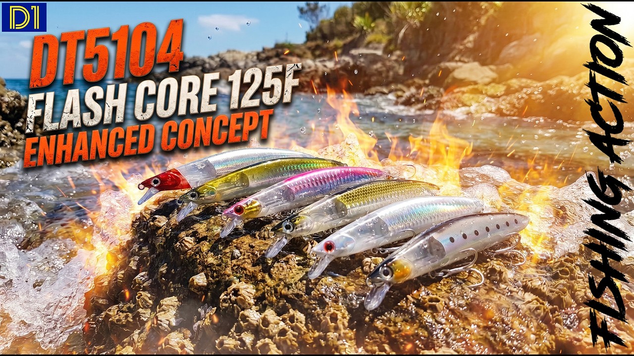 D1 Fishing DT5104 Flash Core 125F 🐟🌊 REVIEW UNBOXING Aliexpress #AliExpress #AliExpressHaul #fishing