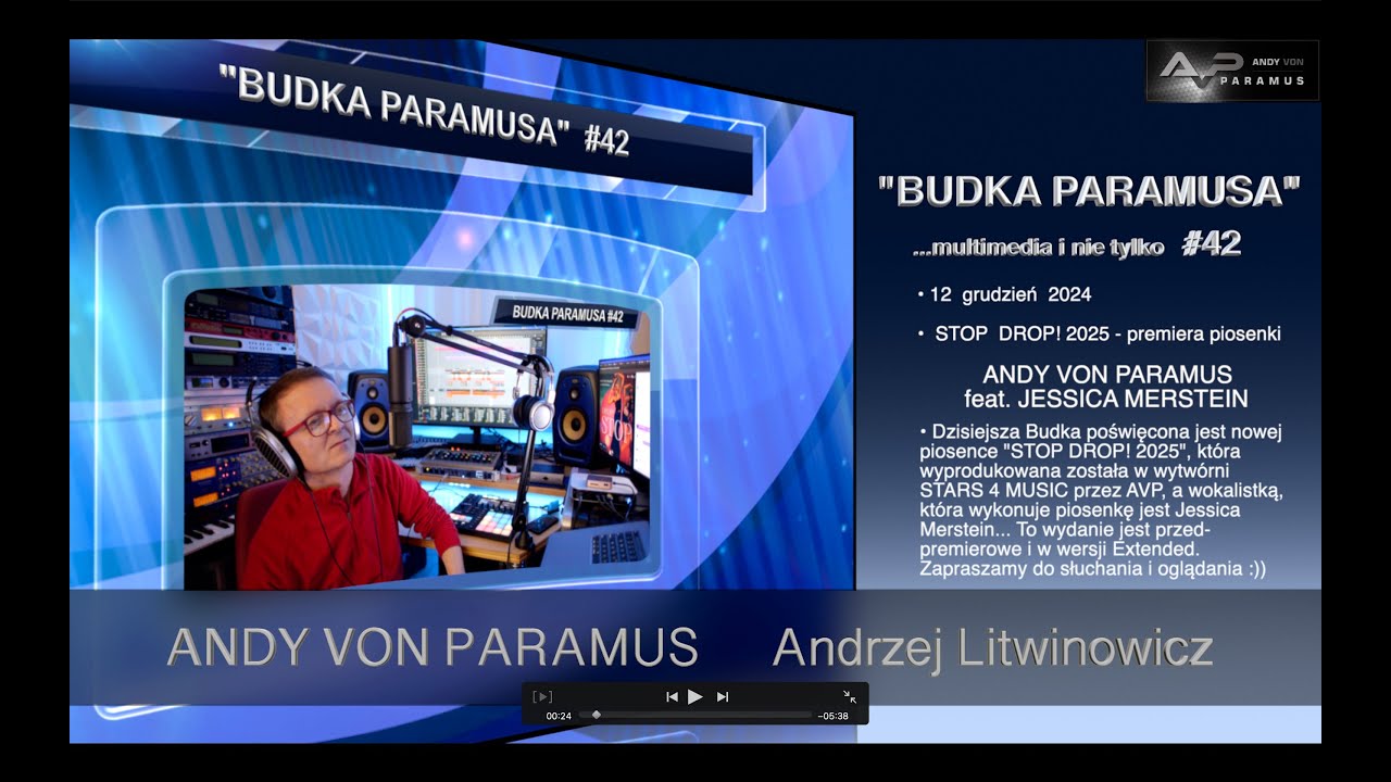 Budka Paramusa #42 - Andy Von Paramus feat. Jessica Merstein - STOP DROP! 2025  :)))