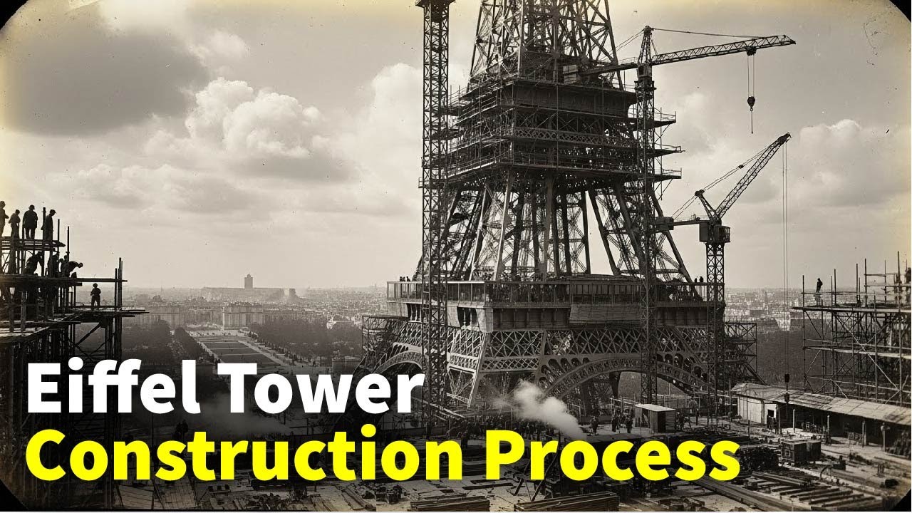 The Eiffel Tower's Construction | From Drawing to Reality
