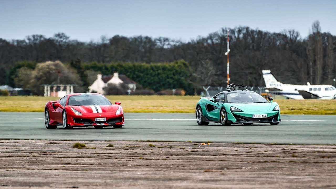 Chris Harris vs the Ferrari 488 Pista & McLaren 600LT | Top Gear