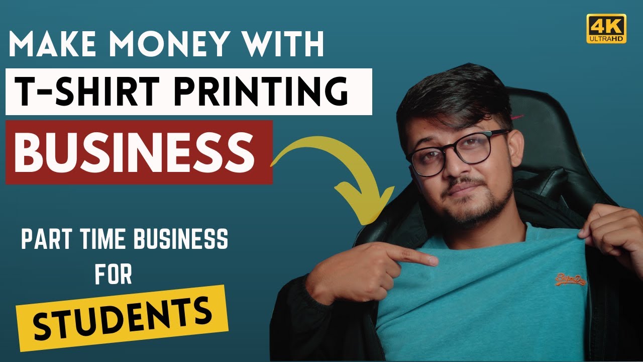 Part-time T-shirt Printing Business Idea for Students In Nepal