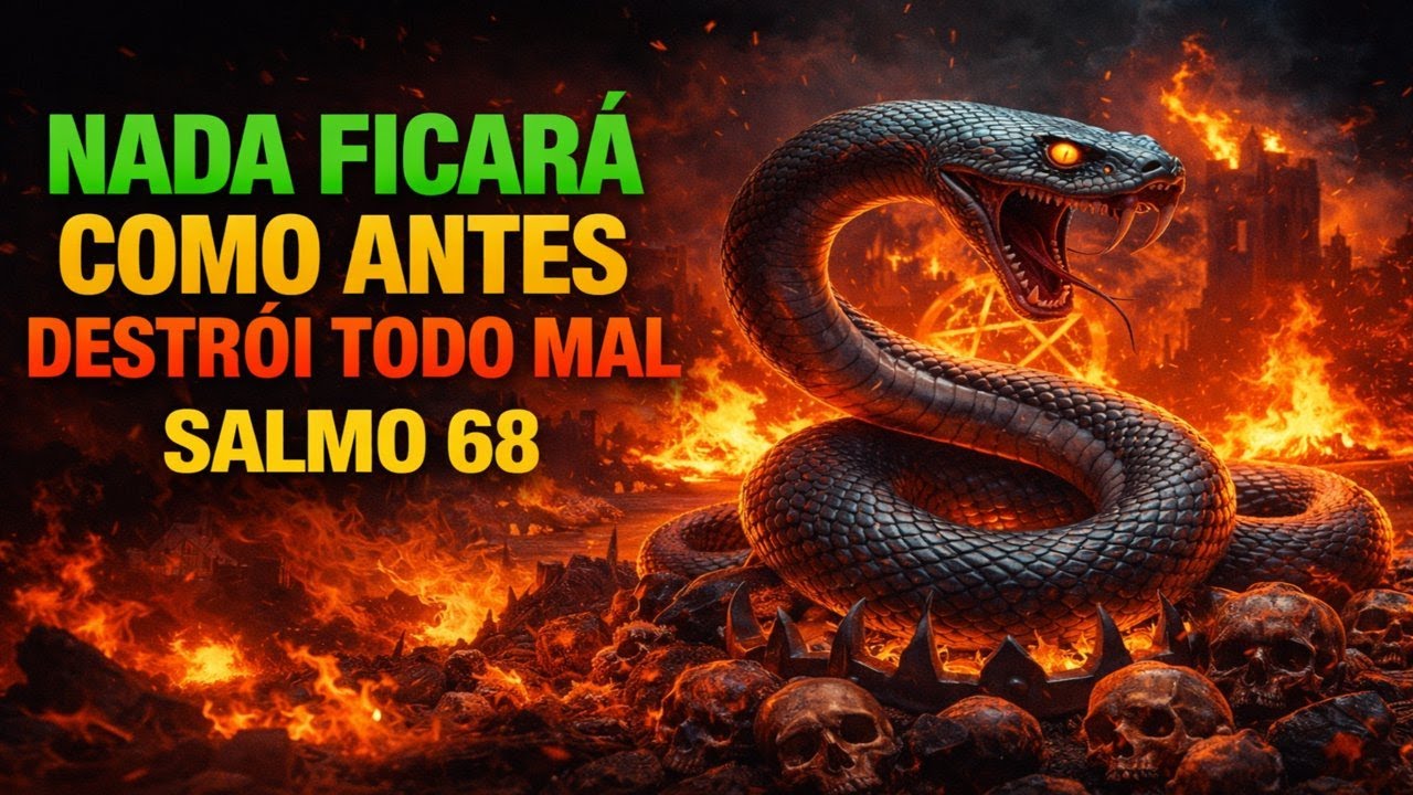 OUÇA ESTE SALMO E VEJA O MAL CAIR POR TERRA | NADA RESISTE AO PODER DO SALMO 68