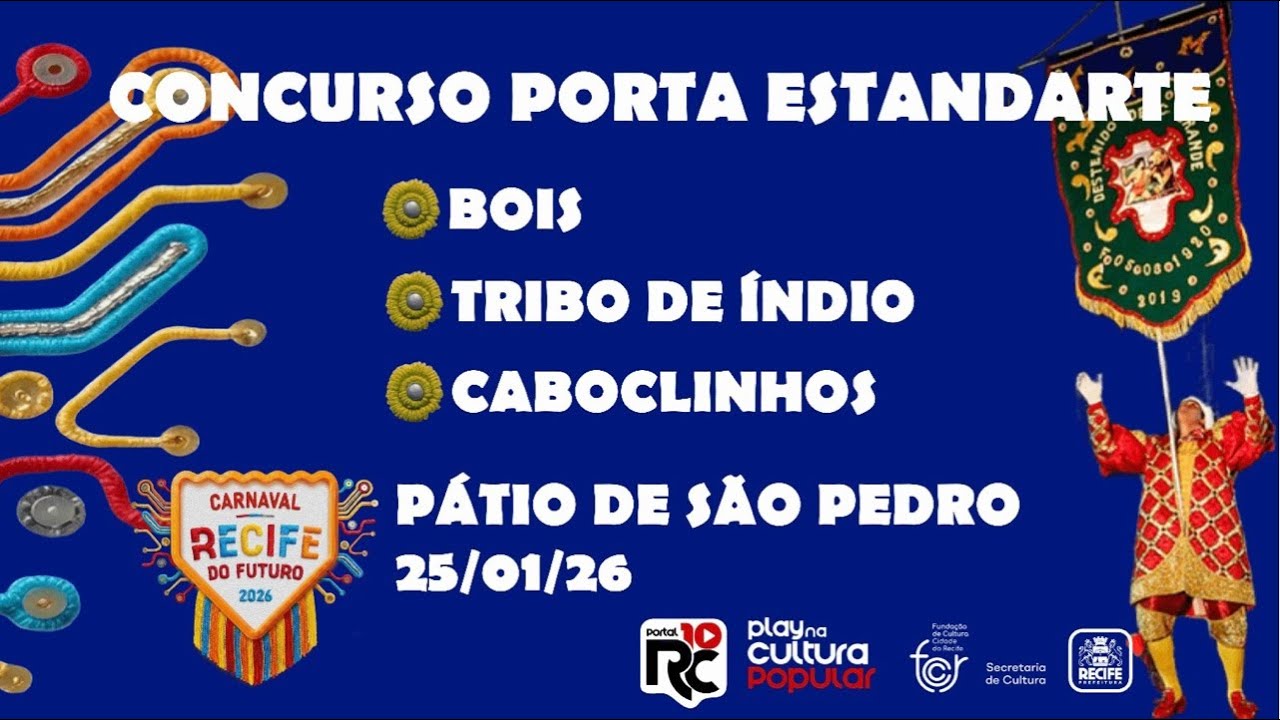 Concurso Porta Estandarte Carnaval Recife 2026