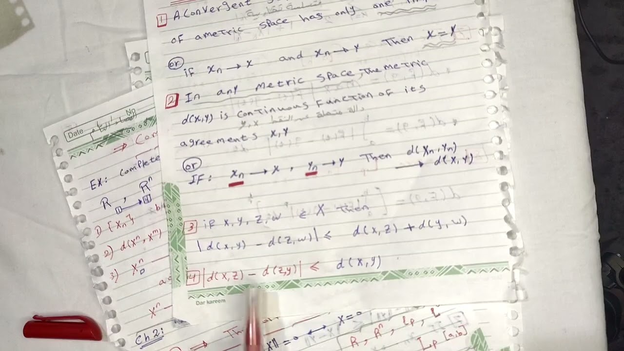 ملخص في السريع لماده التحليل الدالي