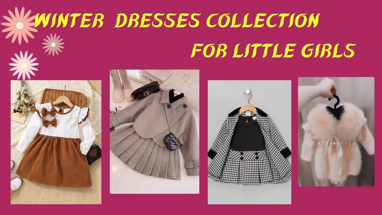 Winter Dress Collection For Little Girls||Latest Winter Dresses for Kids