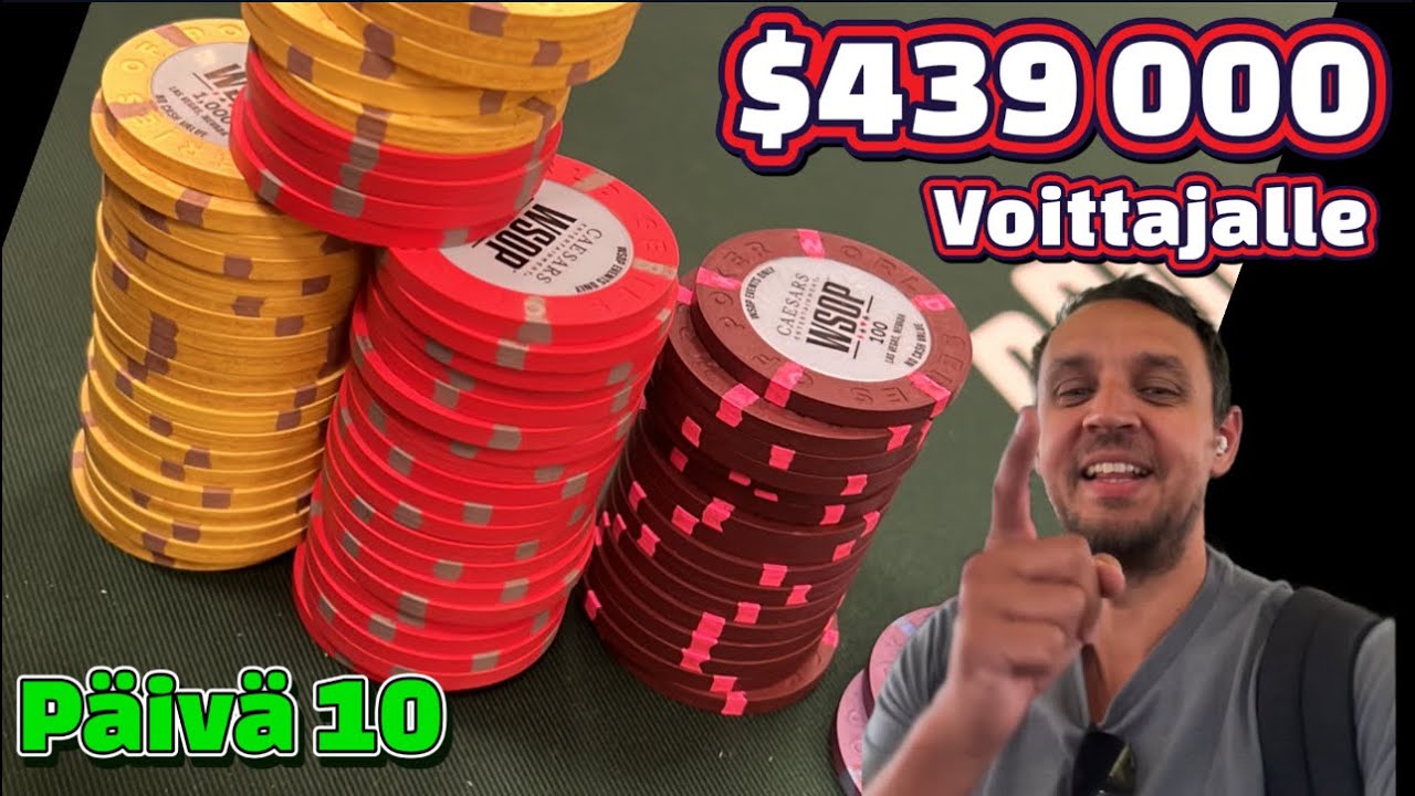 Pokeria Vegasissa 10 💸 WSOP 2024 ja $2500 freezeout day 2