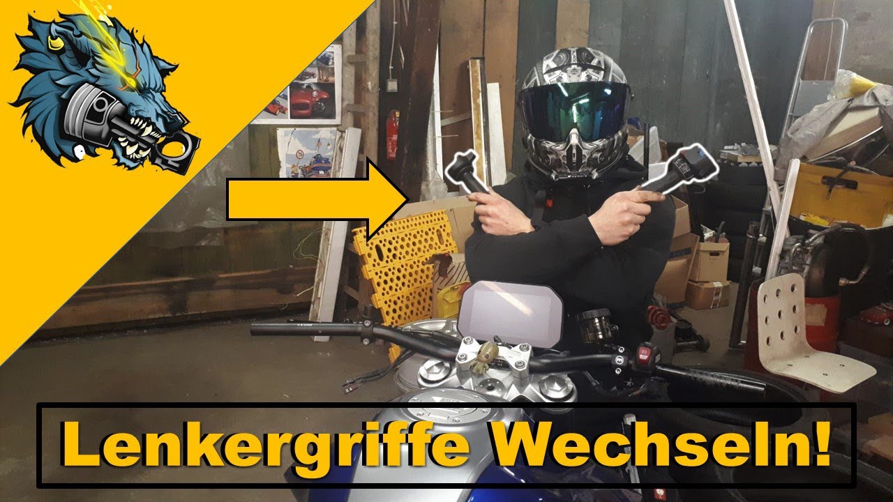 Motorrad Lenkergriffe wechseln | BMW F900R | #HowTo