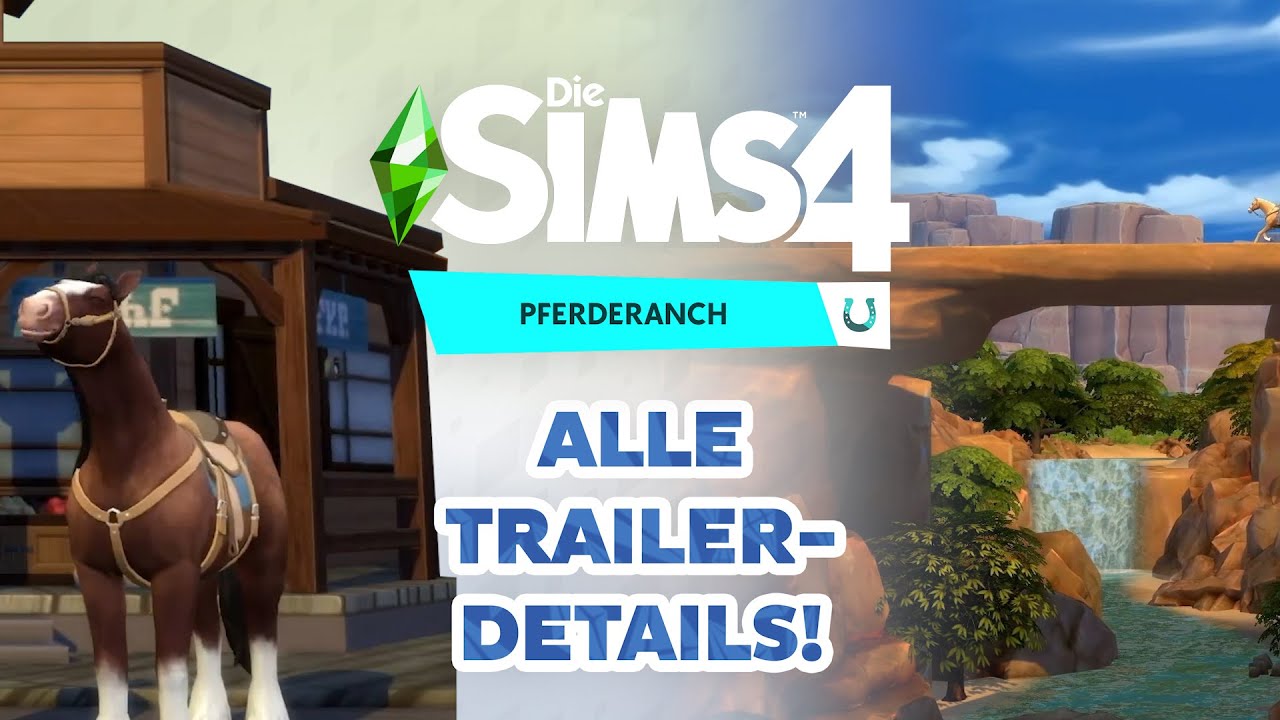 Sims 4: Pferderanch - meine DETAILLIERTE Trailer-Analyse! | Short-News