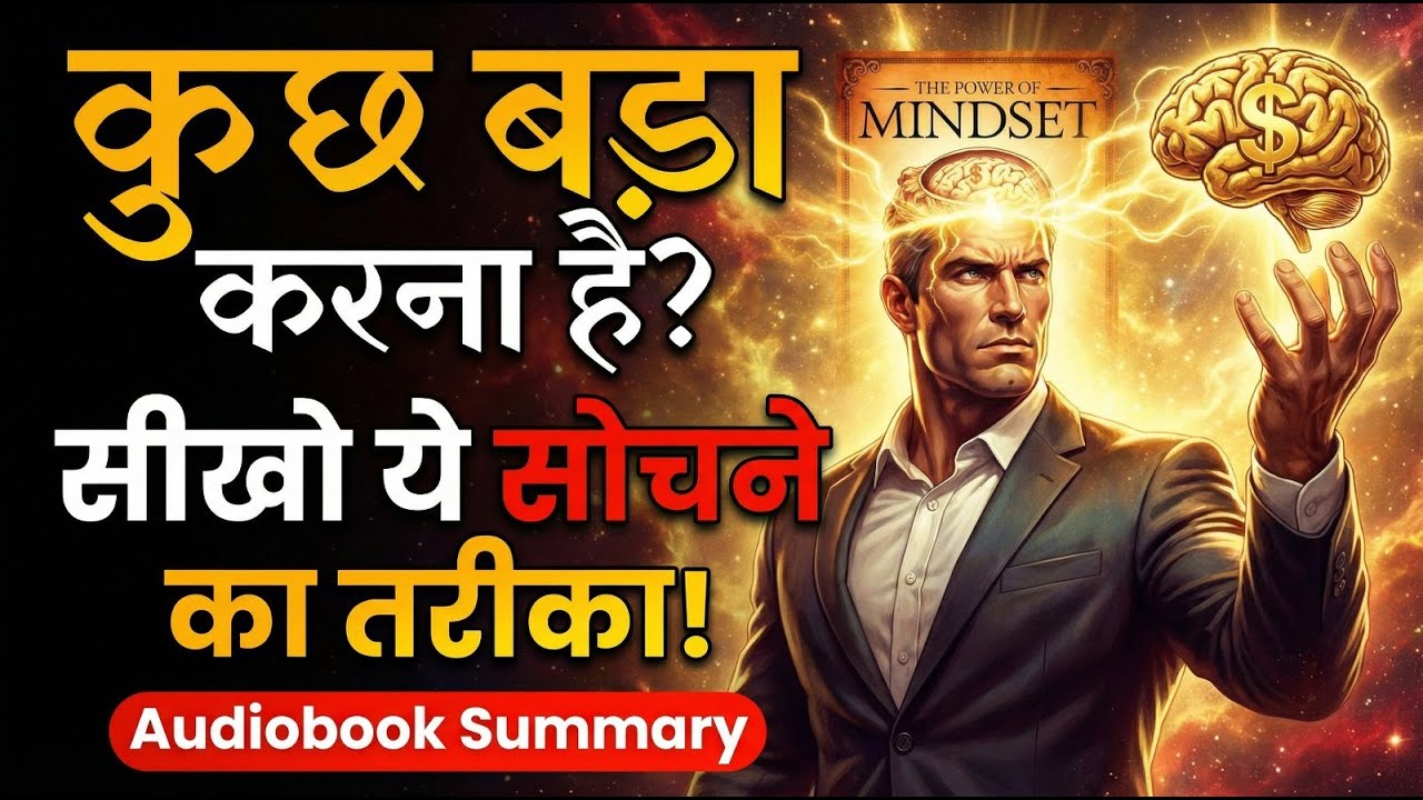 कुछ बड़ा करना है? तो इस तरह सोचना होगा | The POWER of MINDSET (Audiobook)