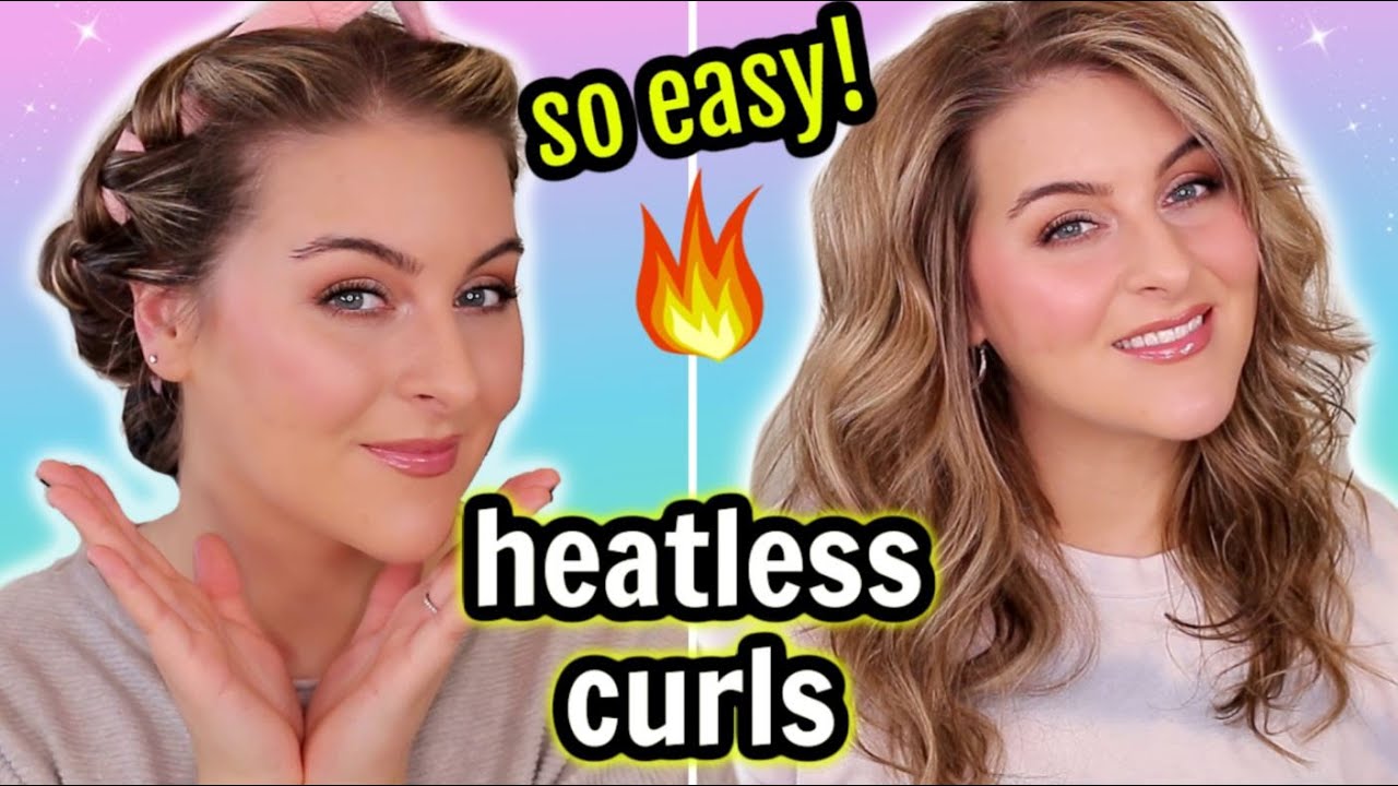 How To Get Perfect  *HEATLESS CURLS* Everytime! // Quick & Easy Step-by-Step Hair Tutorial