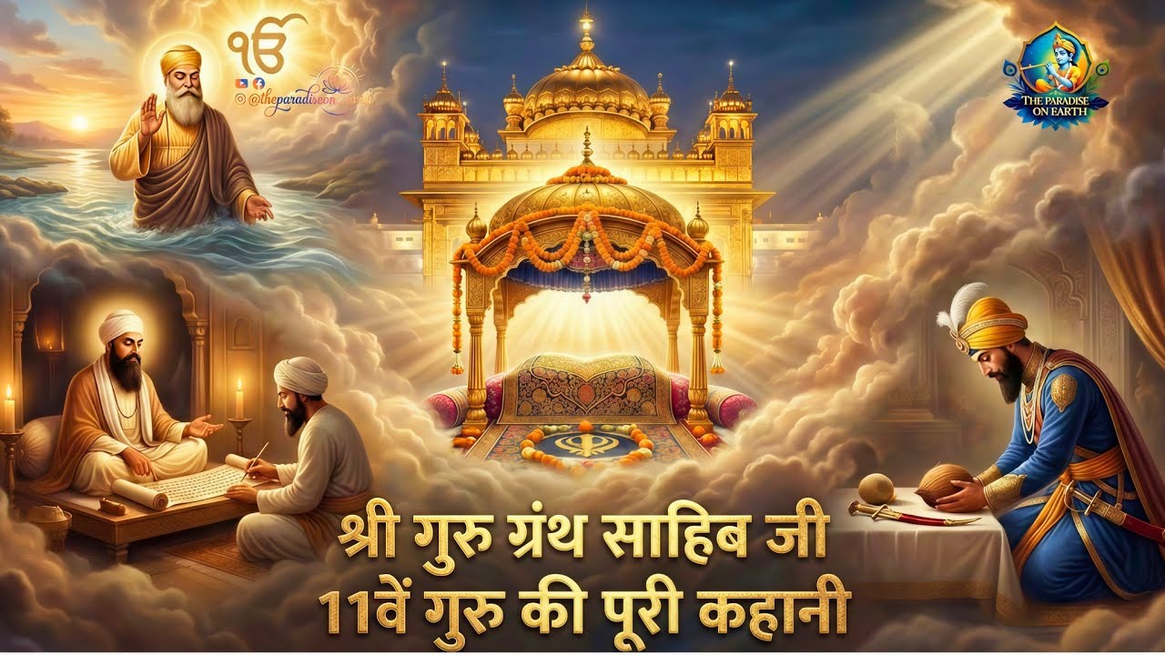 श्री गुरु ग्रंथ साहिब जी | 11वें गुरु की पूरी कहानी | Aadi Granth to Guru Gaddi Diwas | Sikh History