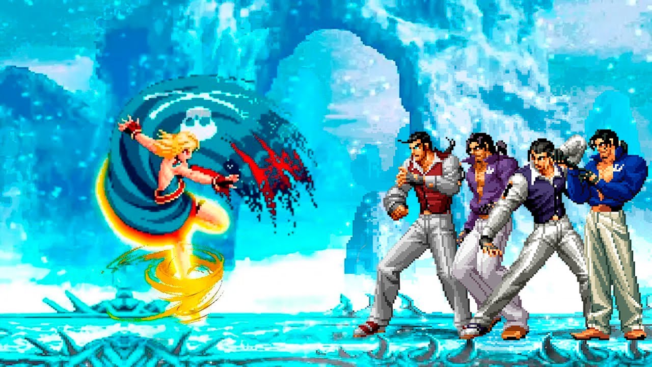 [KOF Mugen] B. Jenet YS vs Robert Garcia Team