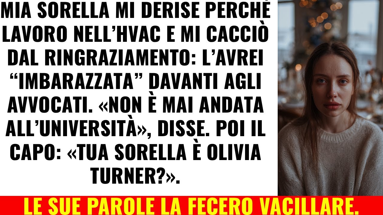 L'Umiliazione A Cena Finì Con Una Frase Del Capo — Mia Sorella Vacillò