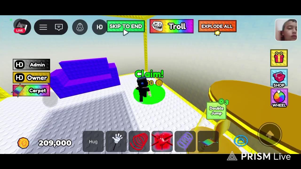 Прямая трансляция Roblox with Pospon