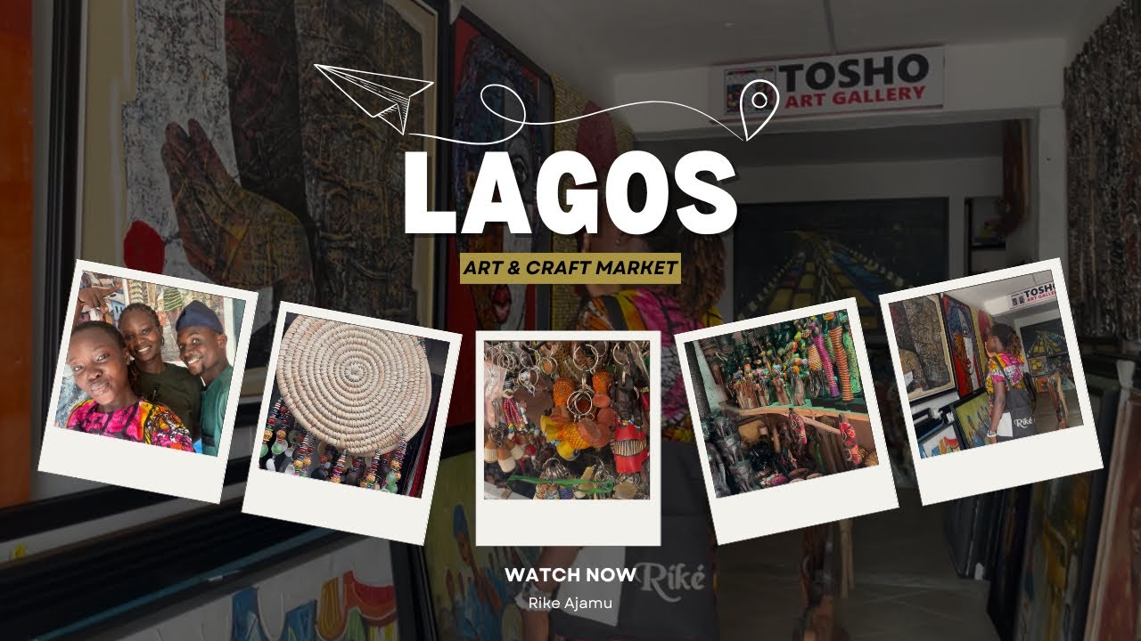 I travelled to Lagos…then this happened | Art & Craft Market Vlog | Travel vlog