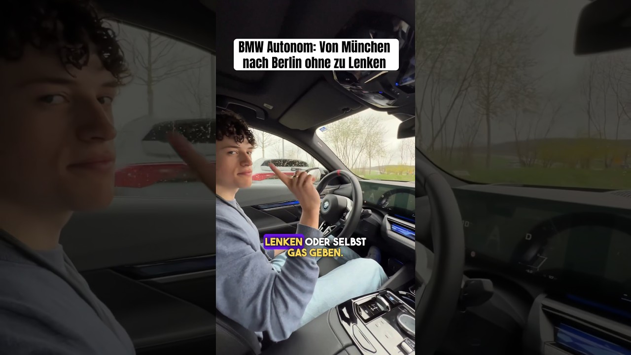 BMW fährt ab jetzt Autonom 🤯 Von Muc nach Berlin ohne zu Lenken! | 