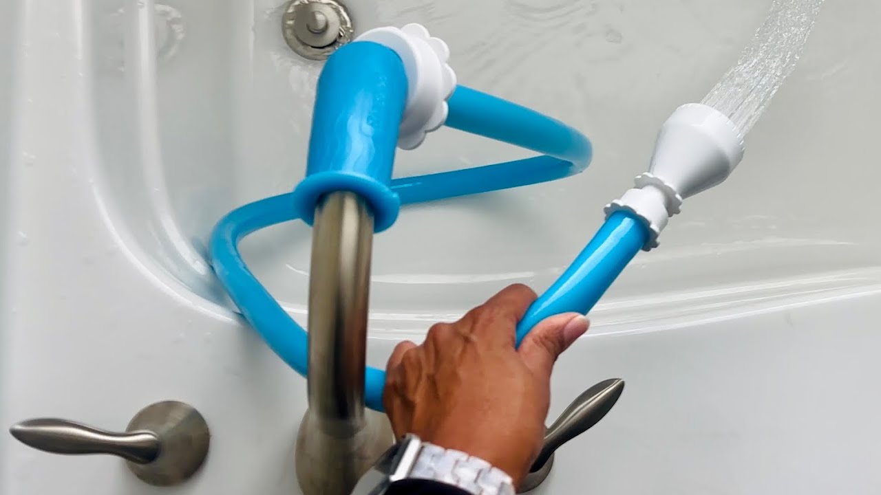 Testing out the Rinseroo Bathtub Faucet Sprayer Attachment