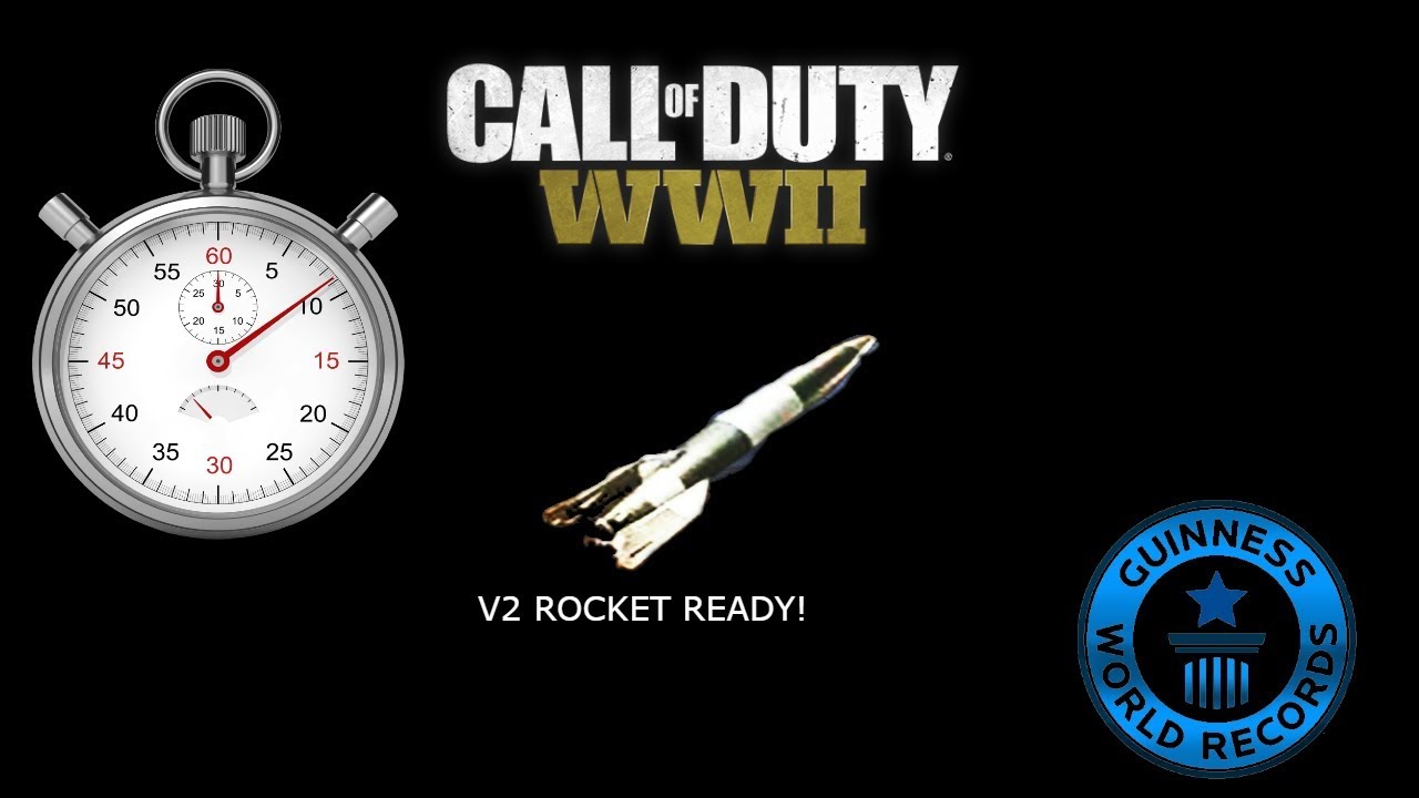 Fastest V2 Rocket EVER WORLD RECORD (COD WW2)