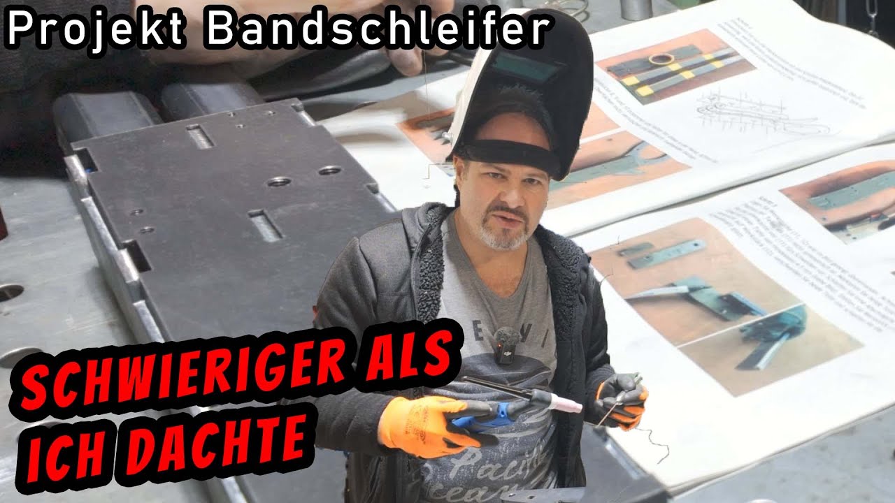 Schwieriger als ich dachte - Weldinger Bandschleifer  BS 2000 - Teil 2