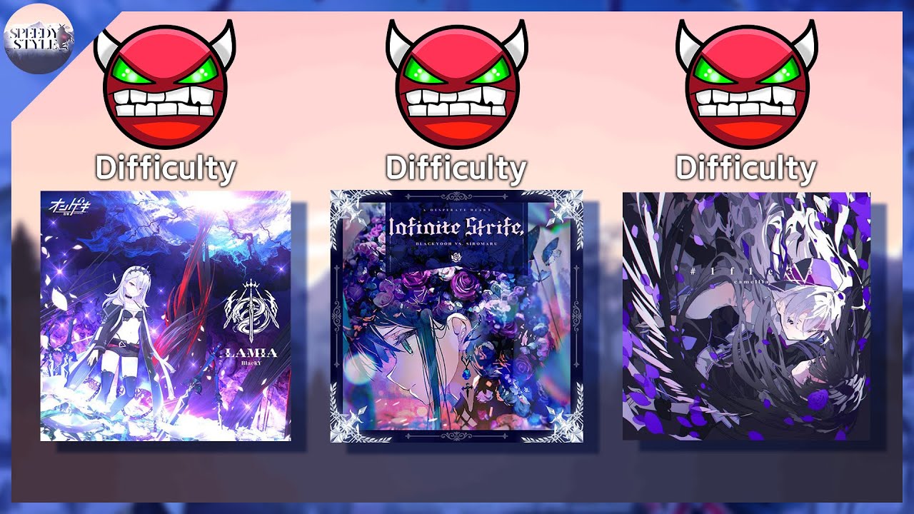 [Arcaea] Which One is the Hardest 10+? - LAMIA, Infinite Strife, #1f1e33
