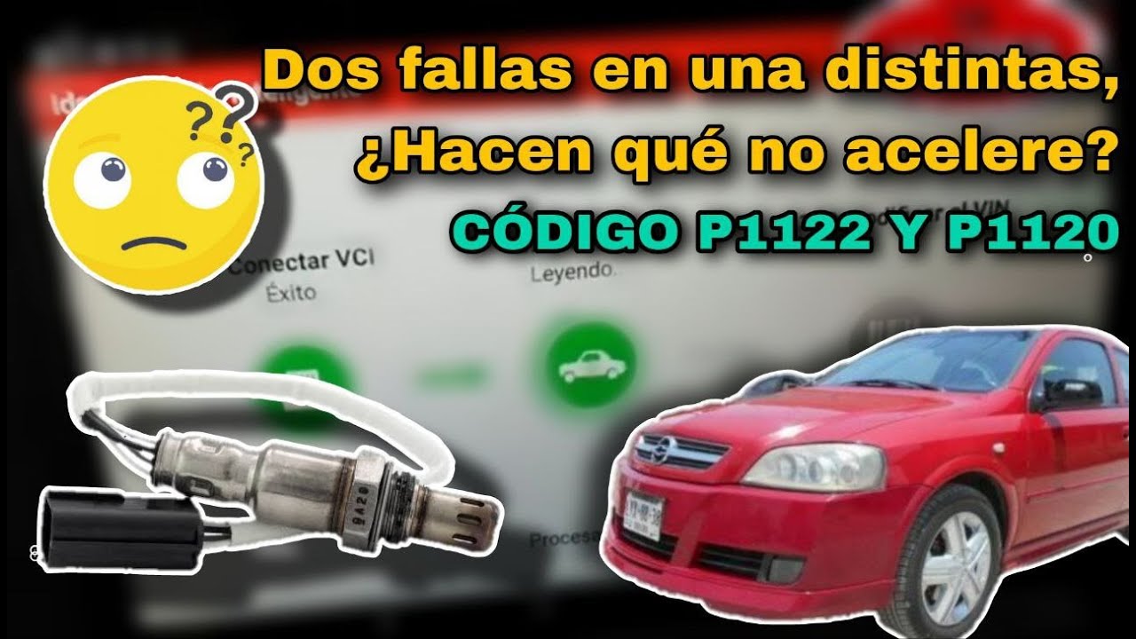ASTRA 1.8 mod. 2005 código P1122 y P1120 dos fallas distintas provocan que no acelere? 🤔