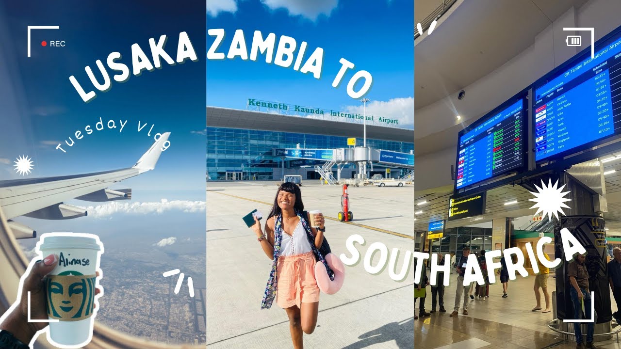 Fly Zambia Airways With Me! From Lusaka Zambia to Johannesburg South Africa.