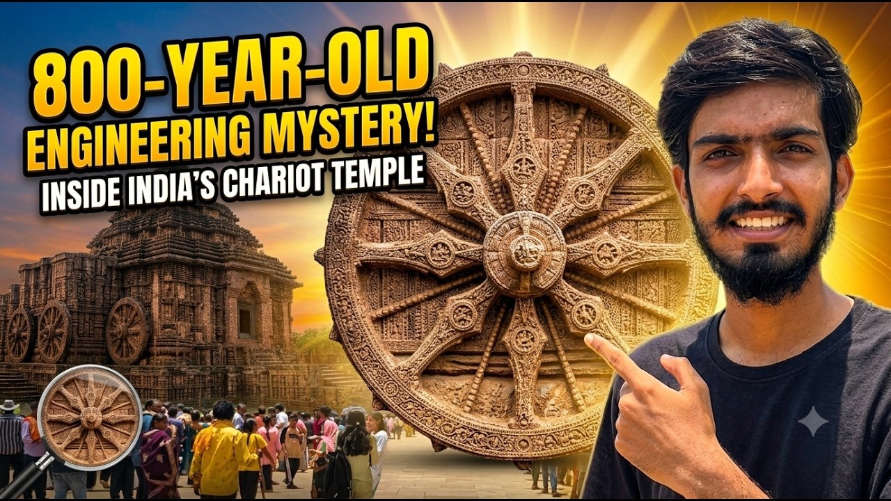 KONARK: The 800-Year-Old Sun Temple Mystery ☀️ (Mind-Blowing Engineering)