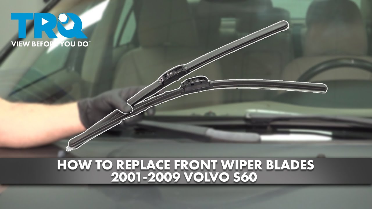 How to Replace Front Wiper Blades 2001-2009 Volvo S60