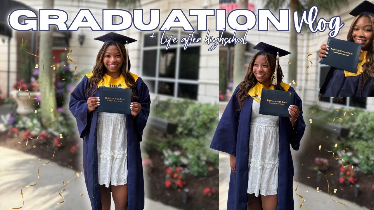 GRADUATION VLOG 2025 🎉 | GRWM , Graduation Ceremony + Life After High School! || ALEXIS MARIAH