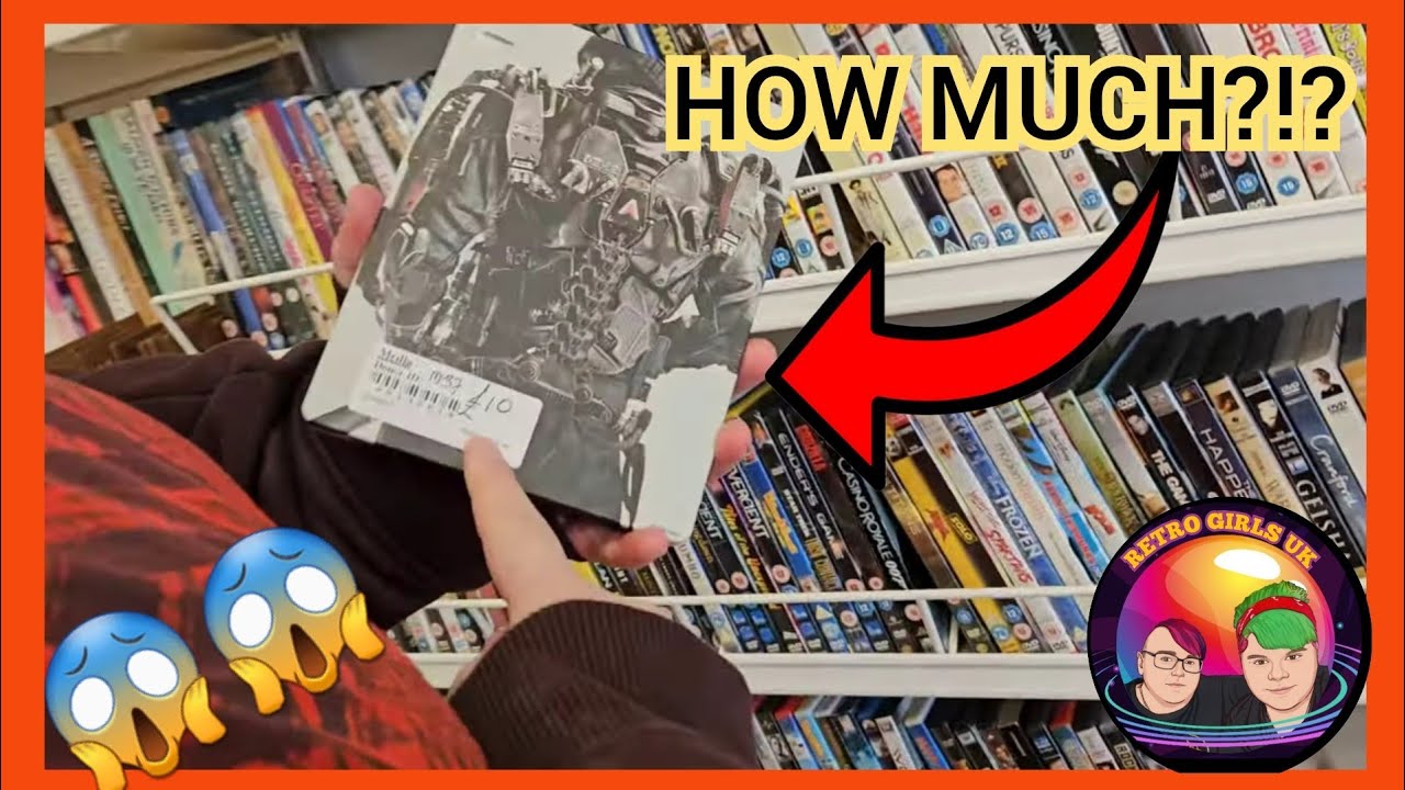 UKS Most EXPENSIVE Charity Shop!! | RGUK #videogames #blurays #thrifting #dvds #haul #retro #gamers