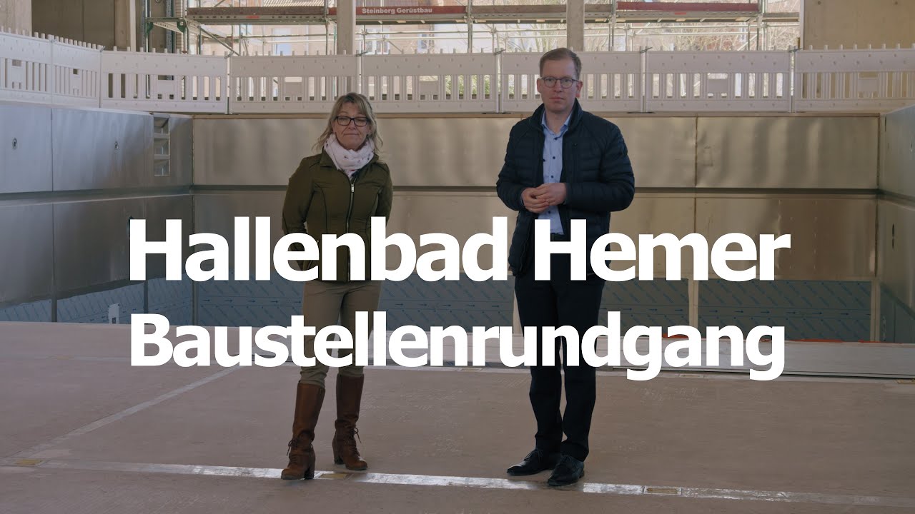 Hallenbad-Neubau in Hemer: ein Baustellenrundgang.