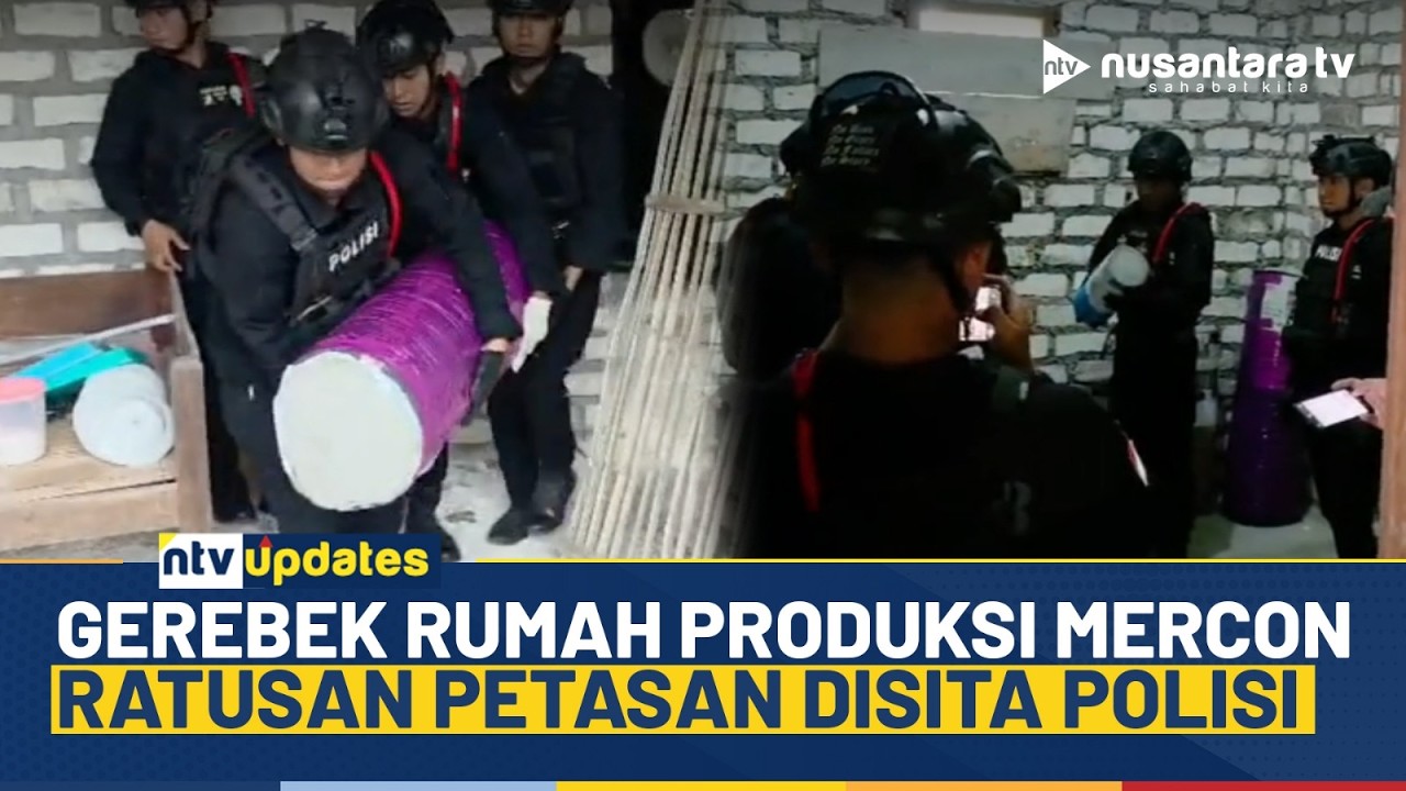 Heboh! Rumah Produksi Petasan Jumbo Digerebek Polisi, Pemilik Lolos Kabur | NTV UPDATES
