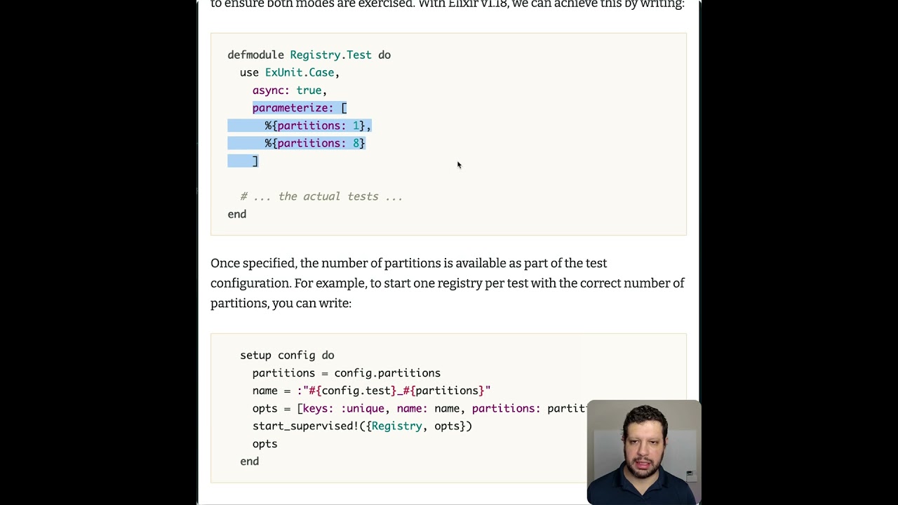 ✨Elixir 1.18 Highlights -- ExUnit's parameterized tests  #elixirlang