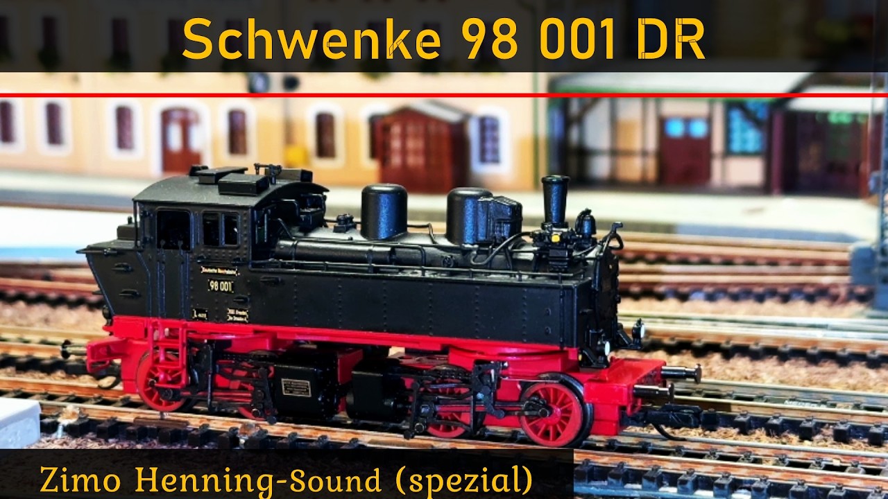 110# TT Schwenke BR 98.0 Lok 98 001 mit Zimo Henning Sound (spezial) und neuem Zimo LS 12x16