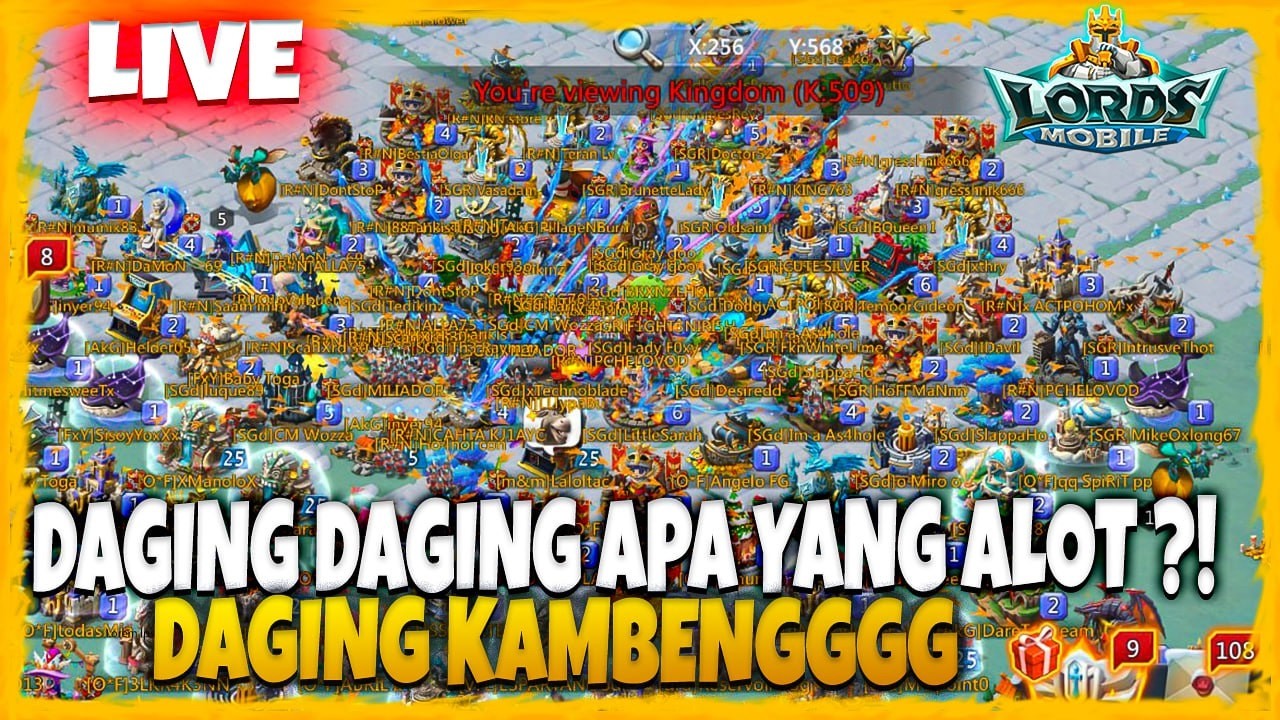 DAGING DAGING APA YANG ALOT ?!! DAGING KAMBEEENGGGG !!! - Lords Mobile Indonesia