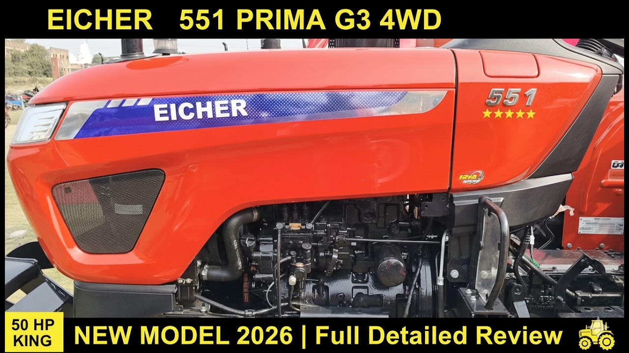 Eicher 551 Prima G3 4wd  New Model 2026: Full Review, Features & Price 🚜