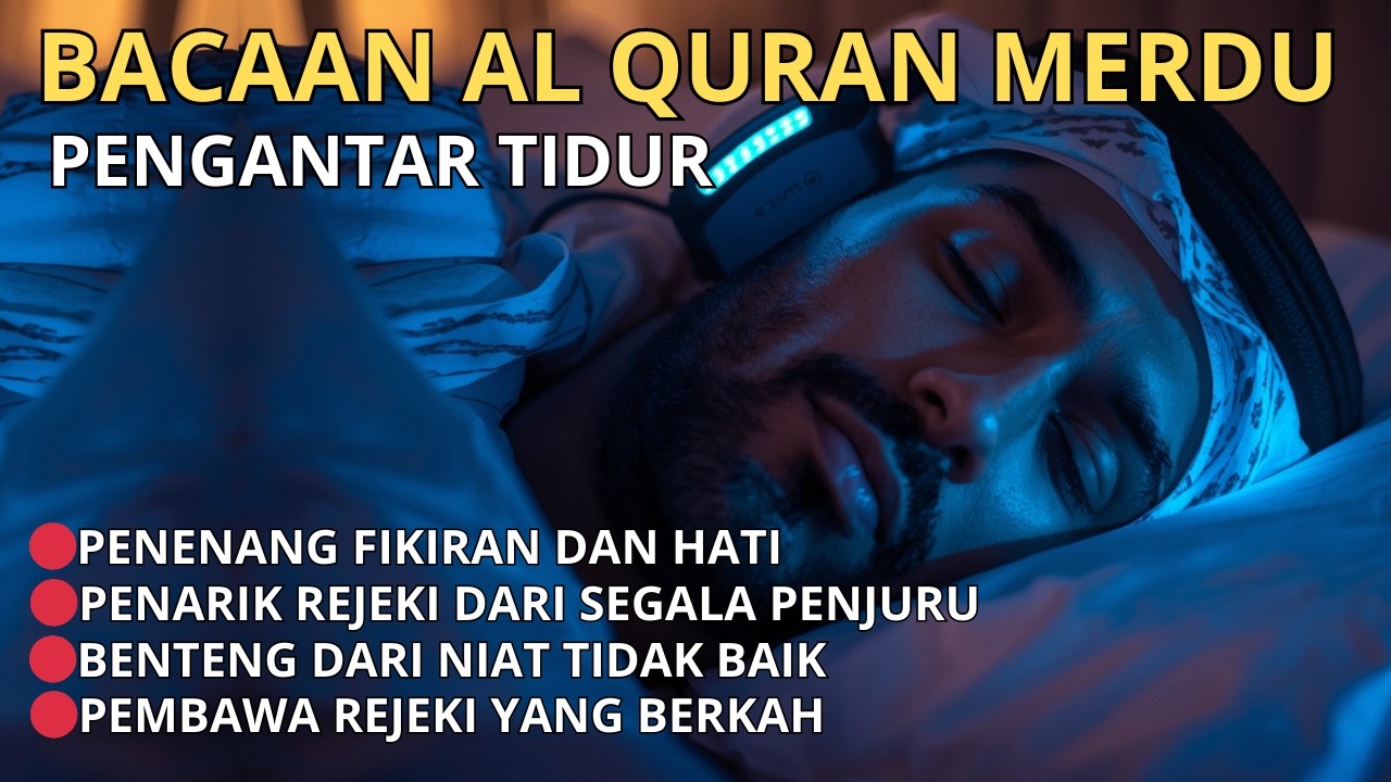 TENANGKAN PIKIRAN DAN HATIKU YA ALLAH DENGAN MUROTTAL MERDU PENGANTAR TIDUR, AL KAHFI