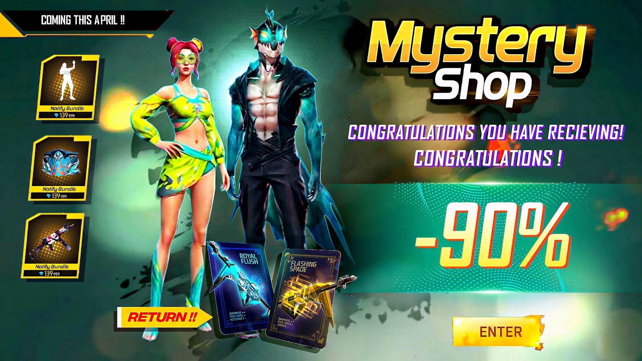 Next Mystery Shop Event Date 🤯🥳| Ob53 Update Free Rewards | Free Fire New Event | Ff New Event